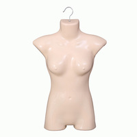 Mannequin demi-corps femme en plastique pour présentation de soutiens-gorge, lingerie, sous-vêtements, maillots de bain et vêtements de nuit