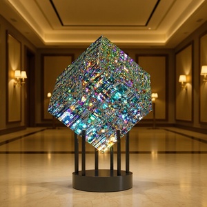 Attrape-soleil <span class=keywords><strong>Magik</strong></span> Chroma Cube, décoration de table en cristal - Product Image 1