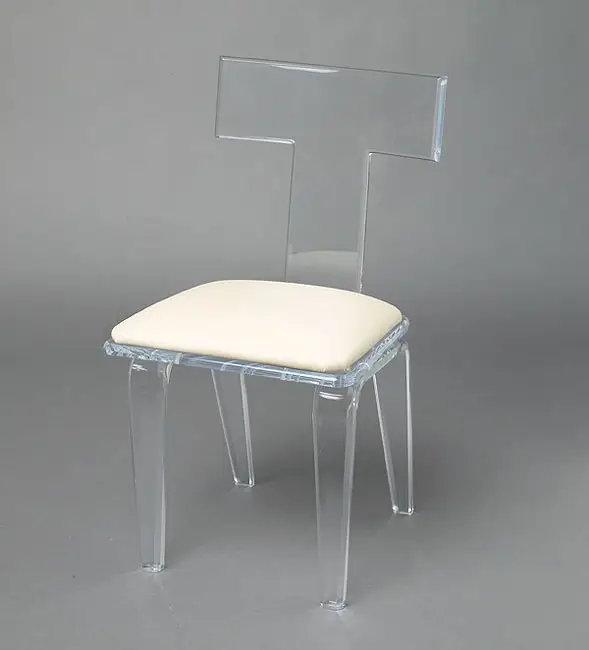 Chaises acryliques de barre de loisirs d'acrylique de chaise latérale contemporaine Offre Spéciale pour le bureau de café de chambre de barre de salon