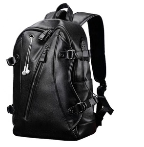 กระเป๋าเป้สะพายหลังสำหรับนักเรียนวัยรุ่น,กระเป๋าสะพายหลังแฟชั่นหนัง Pu ขนาดใหญ่พร้อมกระเป๋าสตางค์ Rugzak กันกลิ่น - Product Image 2