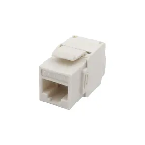 Penjualan terlaris Toolless Utp Rj45 Modular Jack Panduit Cat6 Cat6a Keystone Jack untuk Panel Patch