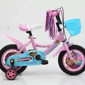 Frozen Kids Bicycle 12 Inch With Training Wheels Pink Color For Girls - Product Image 3