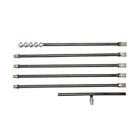 Tarières manuelles pour l'analyse des sols, kits d'échantillonnage de sol, tarière de 5 m avec tube de forage, protection IP55, précision de 0,1 mm