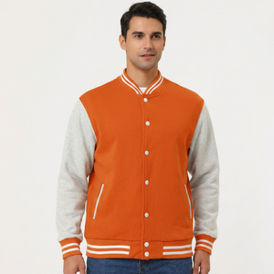 New High Streetwear <b>Slim</b> <b>Fit</b> Varisty <b>Jacket</b> for Men and Best Design Long Winter High Quality Style - Product Image 1