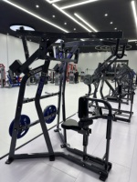 Máquina de remo de alta resistencia ROSEN con placas de peso para entrenamiento de fuerza