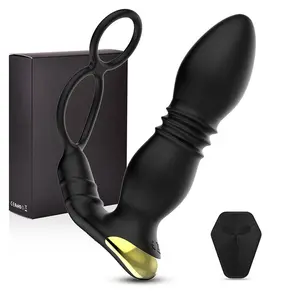 internet celebrity Butt Plug Tail Fox Tail Anal Silicone & ABS Telescopic Anal Plug Powerful Remote Control Prostate Massage