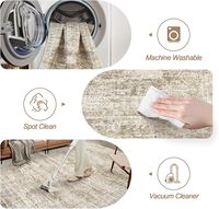 Tapis de sol lavables personnalisés tapis pour salon salle à manger chambre cuisine