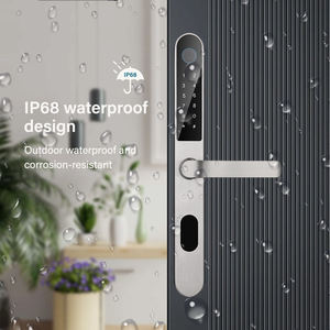 Cerradura Inteligente para Puerta con Video WiFi Tuya, Cámara Impermeable IP68, Cerradura Digital con Huella Dactilar para Exteriores con <span class=keywords><strong>Timbre</strong></span> Integrado - Product Image 2