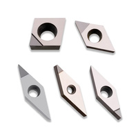 Plaquettes de tournage diamantées PCD SITELUN CCGT060202 VCGT160402, finition miroir, outils de tournage pour aluminium, pointes de coupe PCD