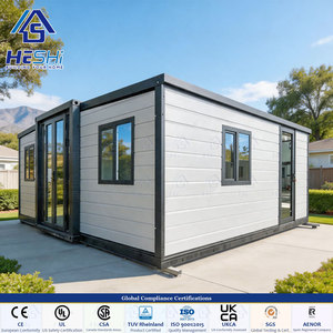 Casa Contenedor Prefabricada Expandible de 20, 30 y 40 Pies para Estancias Cortas, 3 Dormitorios, Pequeña, Aislada, Móvil, Lista para Habitar, Tipo Bungalow - Product Image 1