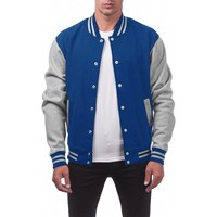 DUOLLB Usine Vente en Gros Simple Confortable Baseball Varsity Vestes pour Hommes Femmes Casual Unisex Fermeture à Glissière Hiver Taille XL