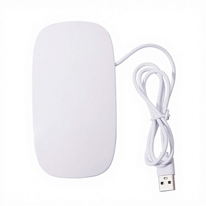 Lampe de table pliable moderne en plastique avec logo personnalisé, format de poche, réglable, avec câble USB pour le nail art - Product Image 3