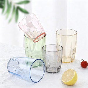 Juego de 6 Vasos de Acrílico de Colores, Irrompibles, Reutilizables, Libres de BPA, Apilables, para Jugos, Café Helado - Product Image 6