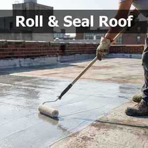 Revestimiento Impermeable Transparente para Techos de una Sola Capa, Sellador de Techos, Revestimiento Resistente a los Rayos UV para Techos Planos - Product Image 2