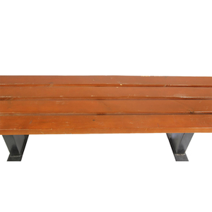 Factory Wholesale 1.5m Hardwood Slat <strong>Bench</strong> Long Outdoor Furnitures High Performance Stainless Steel For Hospital School Exterior - Product Image 5