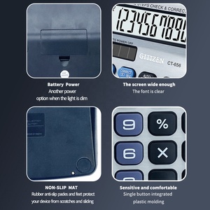 <span class=keywords><strong>Calculadora</strong></span> Electrónica Profesional <span class=keywords><strong>de</strong></span> Escritorio, 12/14 Dígitos, Energía Solar y Batería, Función <span class=keywords><strong>de</strong></span> Calendario, Plástico, Alta Calidad, CTIFREE CE - Product Image 4