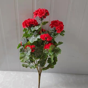 Branche de géranium artificiel sans pot - Product Image 5