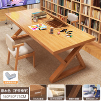 Bureau en bois massif, nouveau bureau d'ordinateur de style chinois pour salon, table d'étude à domicile, bureau d'écriture pour étudiant, longue table en bois massif