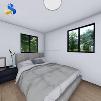 Casa Contenedor Expandible - Vivienda Móvil Portátil Prefabricada, Villa Prefabricada con Dormitorios para Oficina en Casa, Panel Sándwich Resistente