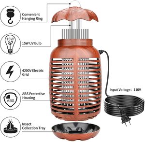 Nueva Lámpara Antimosquitos con Fuente de Luz LED de 18W, No Tóxica, Multifuncional para Uso Doméstico y en Restaurantes, Ecológica - Product Image 5