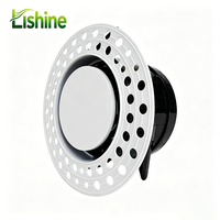 Grilles de ventilation encastrées modernes sans bordure en alliage d'aluminium ultra-minces réglables, installation facile, durables pour
