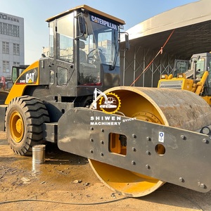 Rodillo compactador de gato de segunda mano con certificación CE EPA, máquina compactadora de rodillo vibratorio de carretera Caterpillar 683, máquina compactadora de máquina de compactador de 2 y 2 ", 2" - Product Image 5