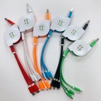 Câble USB rétractable 3 en 1 pour téléphone XS X, chargeur, câble Micro USB pour Android, câble USB Type C pour téléphone portable multi-usage