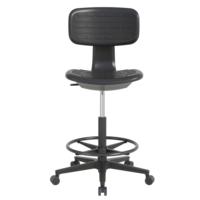 Chaises de laboratoire en acier inoxydable, polyuréthane, plastique, métal, durables, robustes, résistantes aux produits chimiques, anti-corrosion, tabourets de laboratoire