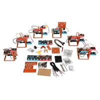 Kit de aprendizaje de Python para rascar de Metal duradero, Kit de módulos electrónicos de Robot de vástago Esp32 educativo de programación para niños en edad escolar