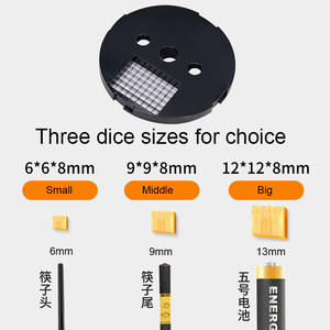 HN QDMECH tam otomatik yüksek hızlı et sebze hazırlık mutfak robotu gıda parçalayıcı işlemci mutfak robotu sanayi - Product Image 2