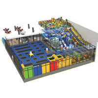 Parque de trampolín pequeño popular caliente trampolín rectangular profesional al aire libre