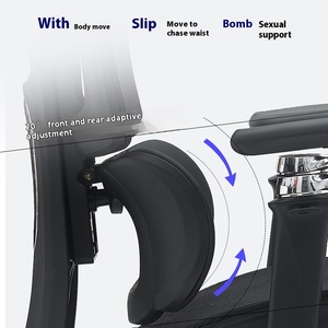 Chaise <span class=keywords><strong>de</strong></span> <span class=keywords><strong>bureau</strong></span> ergonomique moderne pivotante, confortable, pour ordinateur, chaise <span class=keywords><strong>de</strong></span> patron, chaise <span class=keywords><strong>de</strong></span> jeu en maille, <span class=keywords><strong>protection</strong></span> lombaire sédentaire, réglable - Product Image 3