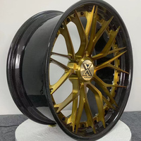 Jantes en fibre de carbone forgées XJ 5x120 22 23 pouces Jantes en alliage d'aluminium personnalisées pour RS4 RS5 RS6 R8 M3 M4 X3 X4 X5 X5M GT3