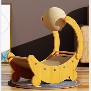 Griffoir pour chat de haute qualité, personnalisé, écologique, en panneau de particules, style moderne classique pour chats - Product Image 2