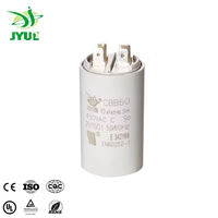 Kapasitor pompa air 450V Cbb60 20uf Harga kapasitor Film pemula Motor AC kapasitor