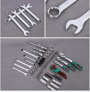 طقم مفتاح ربط بسقاطة من الفولاذ الكربوني قطعة أدوات يدوية خاصة لإصلاح السيارة من شركة تصنيع المعدات الأصلية حافظة دعم مجموعات أدوات يدوية - Product Image 3