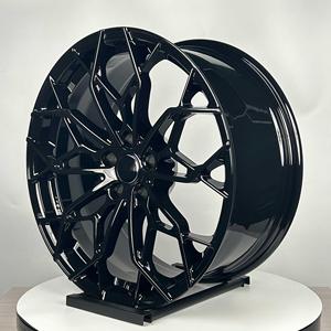 Cerchi Forgiati a Raggi a <span class=keywords><strong>Ragno</strong></span> da 19, 20, 21 Pollici Neri Lucidi 5x120 Sportivi Adatti per G80 M3 G82 M4 RS5 Sportback - Product Image 2