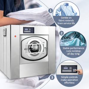 <span class=keywords><strong>Prix</strong></span> des laveuses industrielles 50kg 70kg 100kg 150kg Laveuse-essoreuse industrielle écologique 50kg pour blanchisserie - Product Image 2