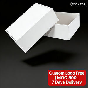 Cajas de lujo con logotipo personalizado Cajas de embalaje rígidas de dos piezas para productos de regalo premium y presentación al por menor - Product Image 1