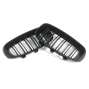 <span class=keywords><strong>Pour</strong></span> bmw série 3 GT F34 M3 double <span class=keywords><strong>latte</strong></span> mat noir En fibre de Carbone voiture pare-chocs avant <span class=keywords><strong>grillage</strong></span> - Product Image 4