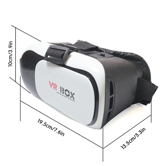 Adjustable Head Strap 3D VR Headset for Phone VR Glasses Game Controller Virtual Reality Box for Movie Video Glasses