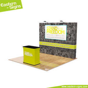 Tùy chỉnh in căng thẳng vải Backdrop Pop Up Banner thương mại hiển thị gấp <span class=keywords><strong>Popup</strong></span> Banner quảng cáo triển lãm Pop Up Banner - Product Image 5