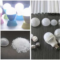 Diffuseur de lumière d'alimentation directe d'usine Agent de diffusion Poudre de silicium sphérique Matières premières plastiques PETG PMMA Pellet Masterbatch