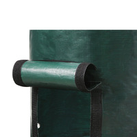 Sacs de plantation de pommes de terre en tissu non tissé vert foncé respirant biodégradable, design européen et américain, 1 à 10 gallons, pour jardin