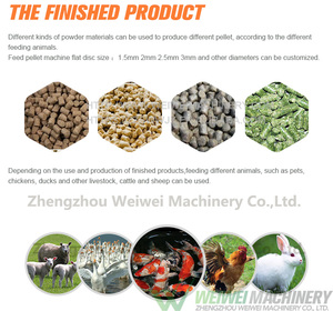 Weiwei moulin à poudre granulateur d'herbes pour aliments pour volailles fabrication d'aliments pour volailles granulateur de granulés machine à granulés aliment poulet - Product Image 2