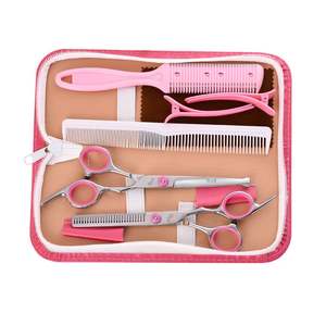 ชุดกรรไกรตัดผมมืออาชีพที่ปลอดภัยสำหรับเด็กและทารก: กรรไกรแบน/ผอมบางขายส่ง, ตัดผมหน้าม้า - Product Image 5