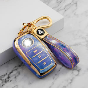 Funda de TPU suave de primera calidad para llave de coche, carcasa para Toyota <span class=keywords><strong>SIENNA</strong></span> Granvia Highlander Alphard CROWN VELLFIRE, llavero, bolsa - Product Image 5