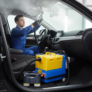 <span class=keywords><strong>Nettoyeur</strong></span> <span class=keywords><strong>Vapeur</strong></span> Professionnel Chauffant 10S pour Tapis, Sièges de Voiture, Canapés, Matelas – Extraction d'Eau Chaude et Autres Équipements de Nettoyage - Product Image 1