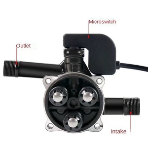 Bomba de agua portátil de alta presión de 220V para limpieza del hogar, lavadora de coches con accesorios de cabezal de bomba de cuatro orificios y tres orificios - Product Image 2