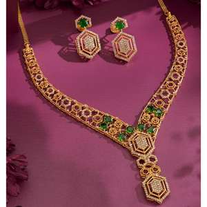 Conjunto de Joyería Tradicional de Latón de la Mejor Calidad para Mujer, con Incrustaciones de Piedras y Baño de Alta Calidad para Uso Diario - Product Image 3